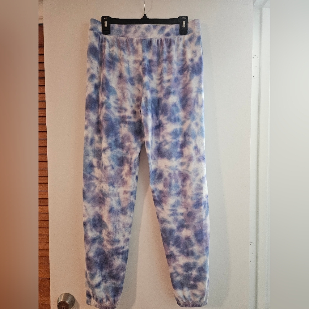 New P.J. Salvage Blue and White Joggers - Picture 4 of 7